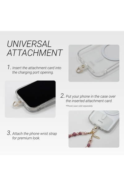 Crong Breloc pentru telefon - Șnur decorativ pentru telefon (Chic Beads)