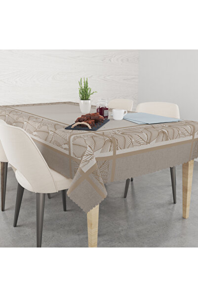 yok yok evim eve dair her şey Decorative Seamless Tablecloth with Patterned L...