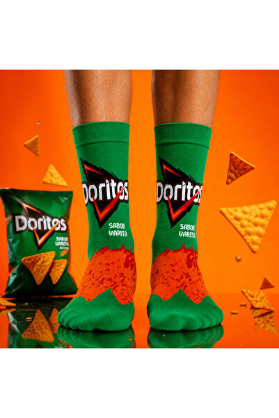 H&N Chips Patterned Colorful Scented Unisex Socks