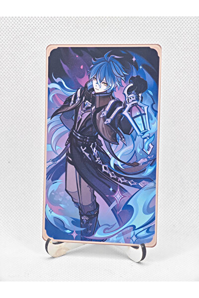 Yenaplanner Genshin Flins Metal Collectible Card