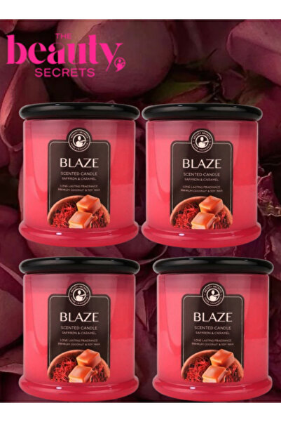 The Beauty Secrets 4 قطع شمعة معطرة بليز 500 جرام