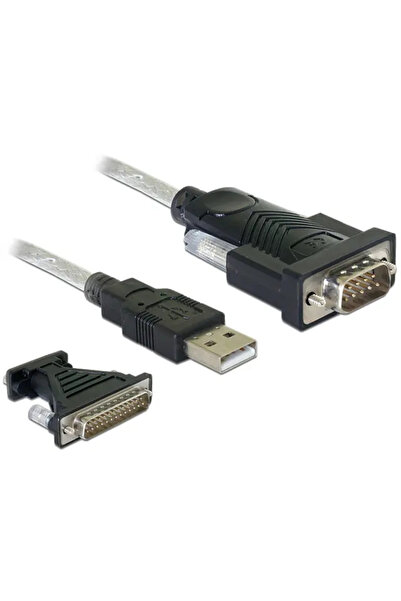 DELOCK Cablu USB A la D-Sub9 + D-Sub25 St/St 1.80m