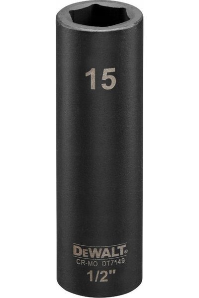 Dewalt Cap de impact, filet exterior, prindere de 1/2 inch, dimensiune 15 mm,...