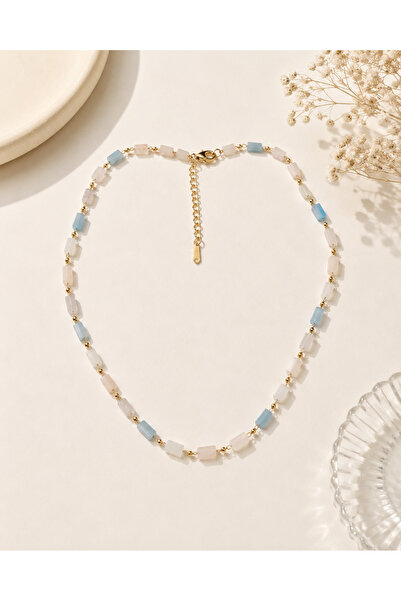 Archhazel Jewelery Pastel Beaded Steel Necklace