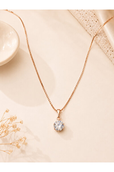 Archhazel Jewelery Xuping Tektaş Kolye Rose Gold