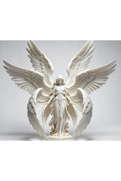 ART3 COLLECTION Dekoratif 6 Kanatlı Melek Heykeli - Mitolojik Seraphim Biblo ...