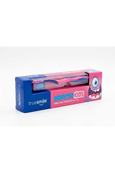 truesmile Pastă de Dinți cu Periuță Cadou pentru Copii Monster Kids, 75ml