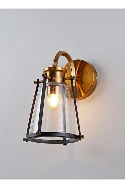 spolux Modern Lighting, Single Wall Light, Modern metal & glass wall lamp, Co...