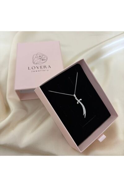 Lovera Jewellery 925 Ayar Gümüş Zülfikar Kolye