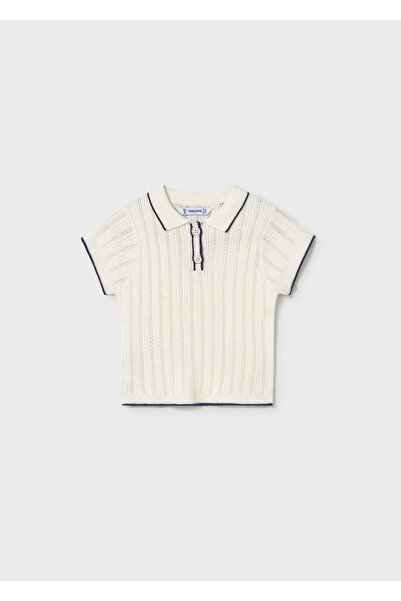 MAYORAL Baby Girl Mercerized Tshirt Cream