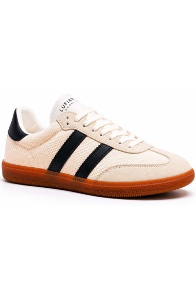 Lufian 121230066 Pantofi sport unisex din piele Lenora ALBI