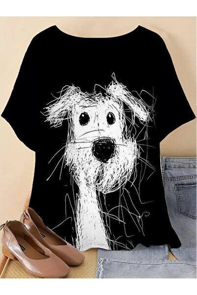 121 --Dog Printed T-Shirt, Breathable and Washable in a Cloth Washer, Stylish...