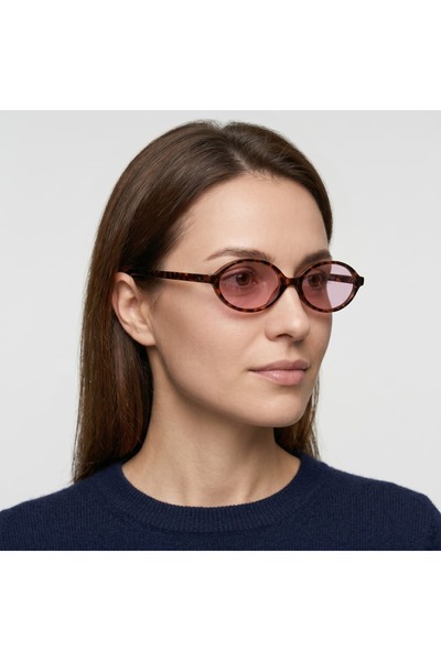 Mootlu Leopard Thin Oval Women Sunglasses Mt659 Cd07