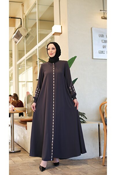 Moda İncir ŞERİT DETAYLI MEVLANA FERACE