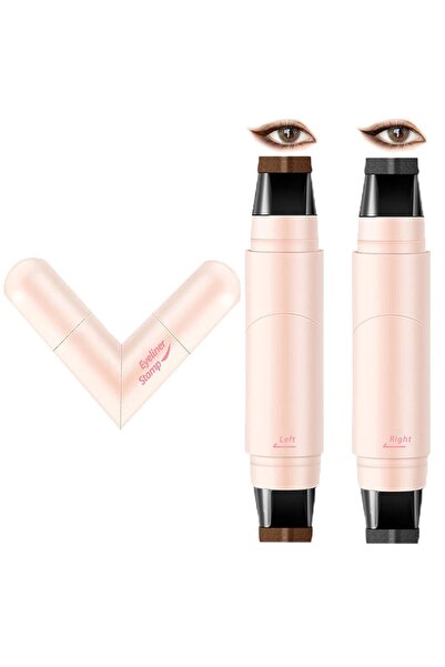 Arabest 2 Pack Wing Eyeliner Stamp,Cat Eye Eyeliner Stencil Set,Waterproof,Sm...