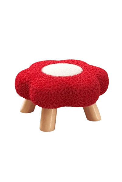 Other Flower-shaped children's chair - low wooden seat with a soft seat for p...