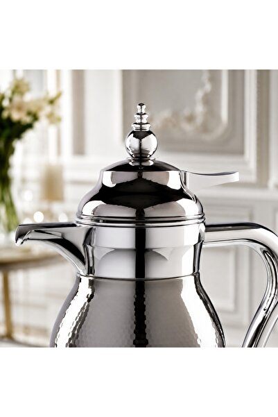laverahome Luxury Black Shiny Trims Set with Elegant Hammered Pattern