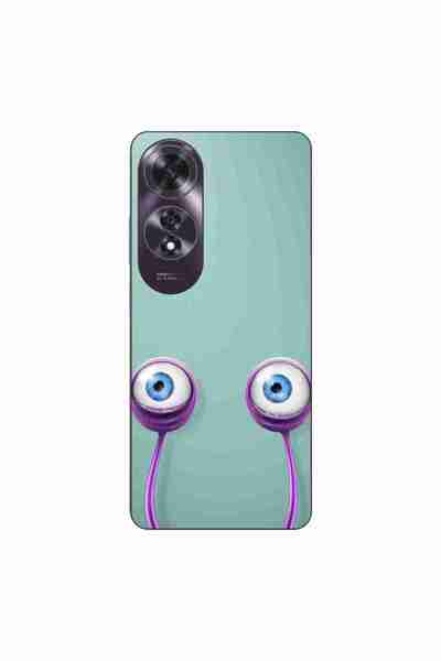 OEM Case compatible with Oppo A60 4G Silicon Gel Tpu Pattern Snail Eyes