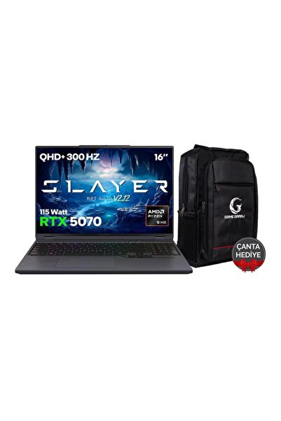 Game Garaj Slayer R9T-5070 V2.12 C7 AMD Ryzen 9 8945HX 16GB RAM 1TB SSD RTX50...