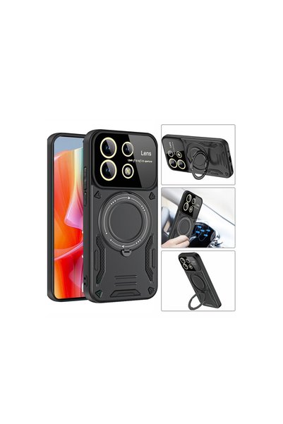 Hobibahçem Xiaomi Redmi Note 13 Pro 5g Compatible Case with Joy Lens Stand - ...