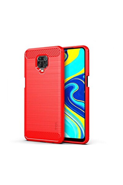 sscase Carbon Fiber Soft TPU θήκη Red (Xiaomi Redmi Note 9S / 9 Pro)