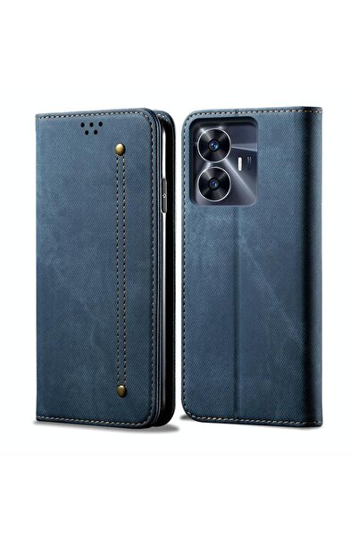 sscase Denim Texture Θήκη Βιβλίο Blue (Realme C55)