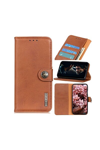 sscase Cowhide θήκη Πορτοφόλι Brown (Xiaomi Poco X3 NFC/X3 Pro)