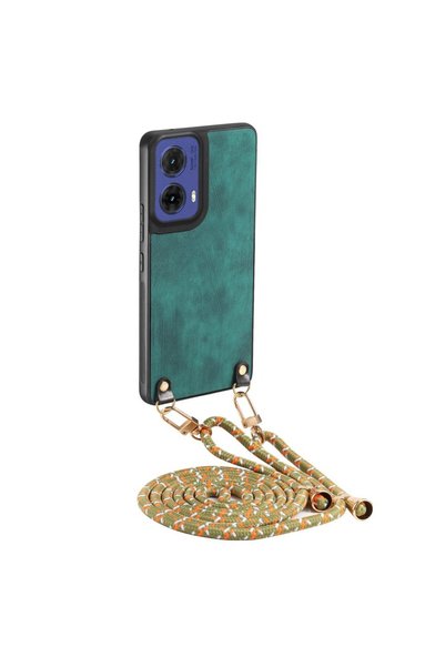 sscase Brushed Σκληρή Θήκη με Λουράκι Green (Motorola Moto G85 5G)