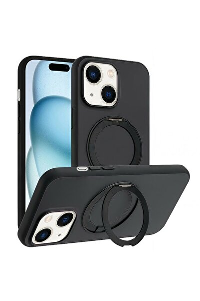 sscase Rotating Holder MagSafe Σκληρή Θήκη με Δαχτυλίδι Black (Apple iPhone 15)