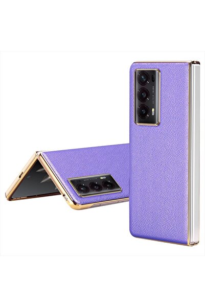 sscase Electroplating Frame Σκληρή Θήκη Purple (Honor Magic V2 5G)