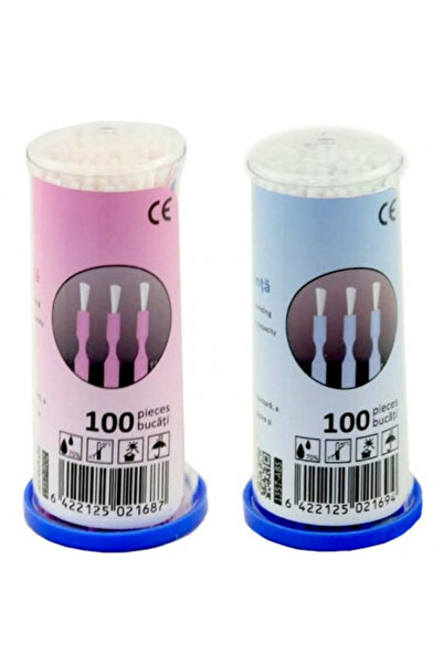 Prima Prima Disposable Applicator Brushes, pink, 100 pcs