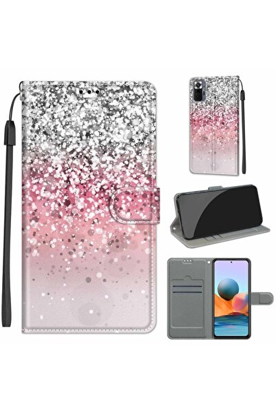 sscase Colored Drawing Θήκη Πορτοφόλι Silver Pink Glitter (Xiaomi Redmi Note ...
