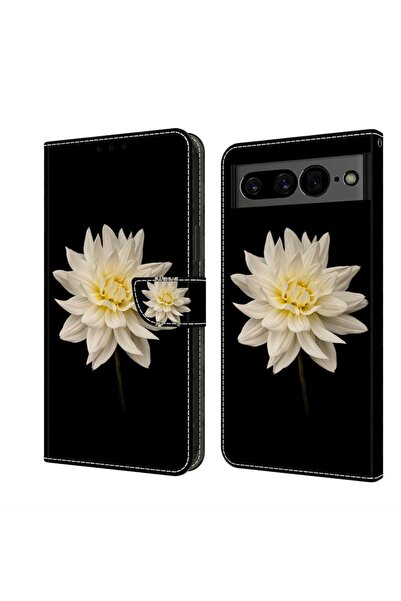 sscase Crystal 3D Θήκη Πορτοφόλι White Flower (Google Pixel 7 5G)