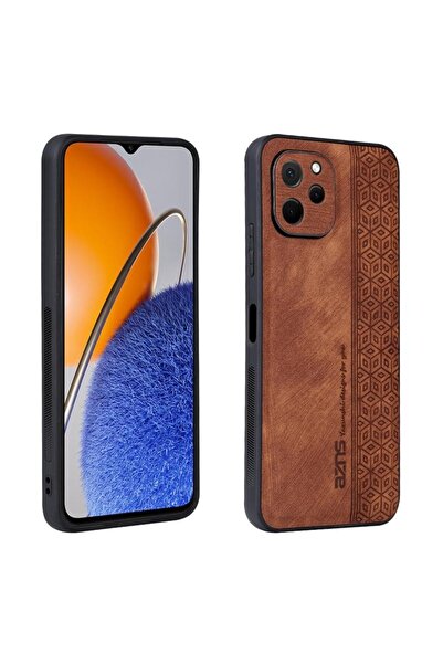 sscase AZNS 3D Embossed Σκληρή Θήκη Brown (Huawei Nova Y61)