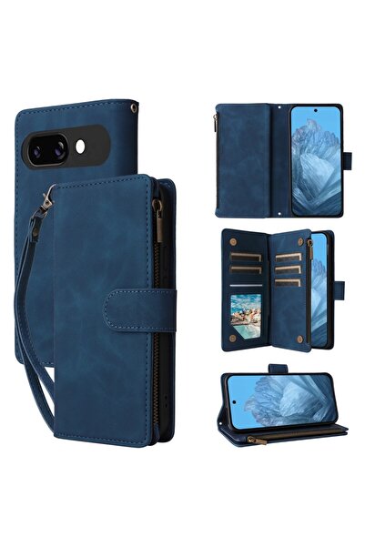 sscase Lite Zipper Θήκη Πορτοφόλι Blue (Google Pixel 9a 5G)