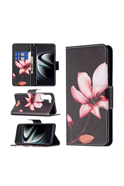 sscase Colored Drawing Pattern Θήκη Πορτοφόλι Lotus (Samsung Galaxy S22 Plus 5G)