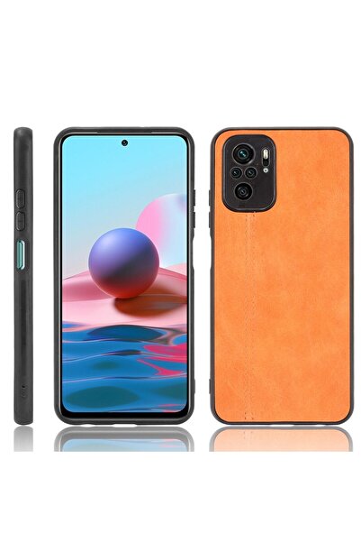 sscase Sewing Pattern Σκληρή Θήκη Orange (Xiaomi Redmi Note 10/Note 10s)