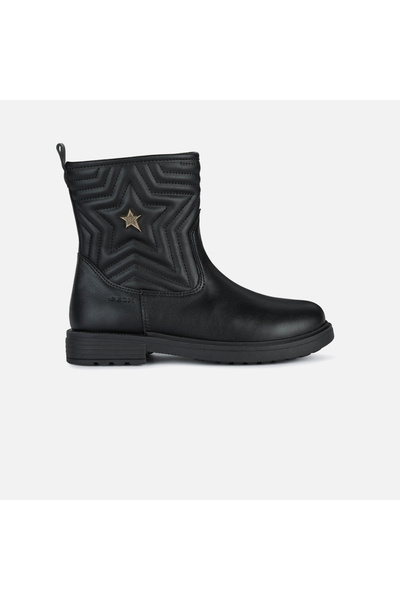 Geox Pantofi negri de damă până la gleznă Eclair