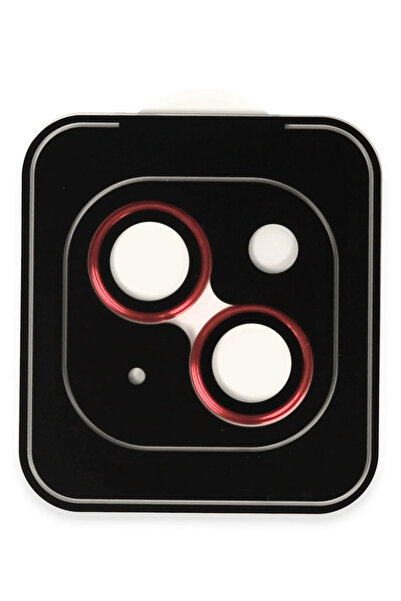 Fuchsia Urr iPhone 14 Titanium Alloy Ar Camera Lens Protector - Red