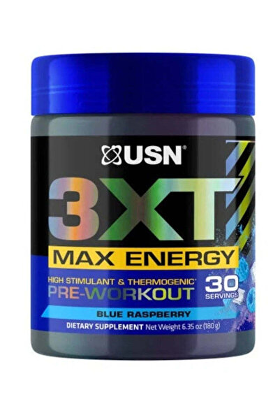 Usn مسحوق ما قبل التمرين 3 XT Max Energy عالي التنشيط والحرارة - بنكهة التوت ...