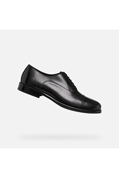 Geox Pantofi de bărbați negri de ocazie Barberigo
