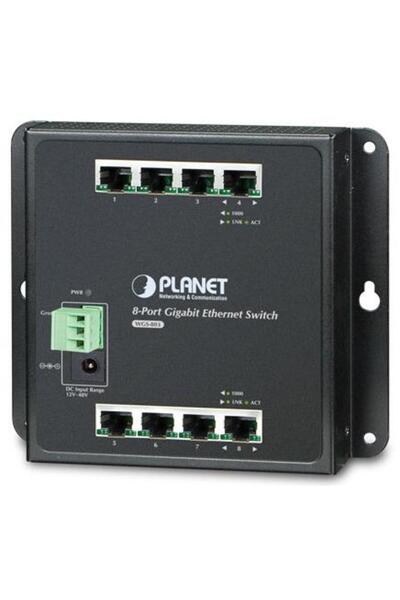 Planet Διακόπτης WGS-803, Gigabit, 8 Θύρες, Βιομηχανικός