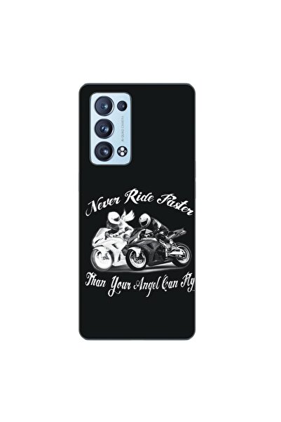 OEM Husa compatibila cu Oppo Reno6 Pro 5G Silicon Gel Tpu Model Never Ride Fa...