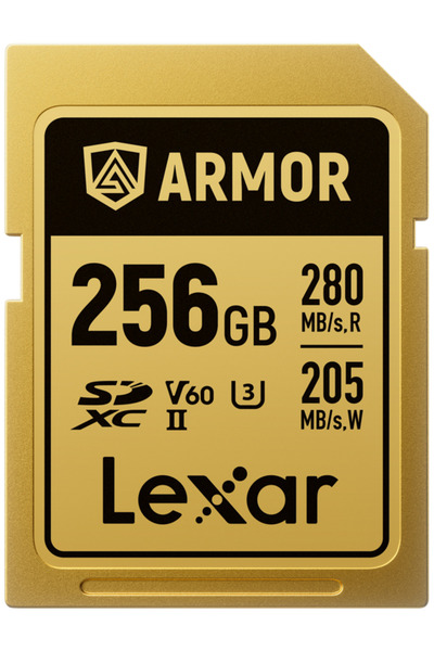Lexar Κάρτα μνήμης ARMOR Gold LSDAMGL256G-RNNNG, 256GB, SDXC, UHS-II U3, V60,...