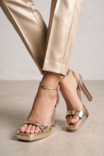 Ayakkabı Fuarı Elit Zyn4150 Women's Platform Shoes Gold
