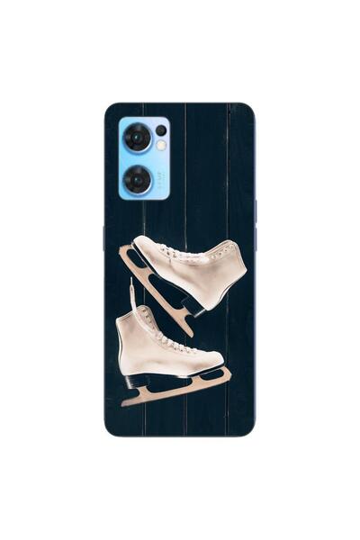OEM Case compatible with Oppo Reno7 5G Silicone Gel Tpu Model Ice Blades