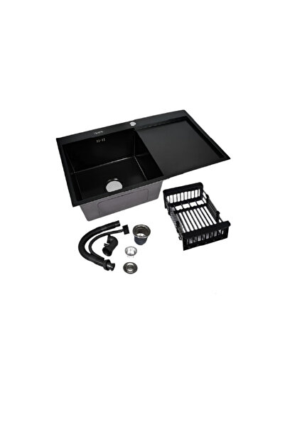 Casa Stile Chiuveta bucatarie inox negru 80x50, grosime 1.2 mm