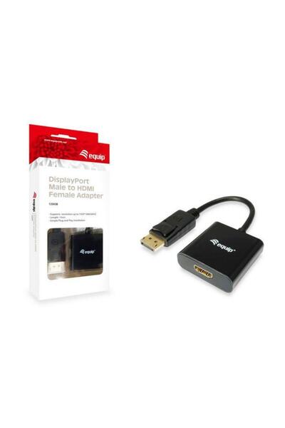 EQUIP Adaptor 133438, DisplayPort - HDMI, 45x16x250mm
