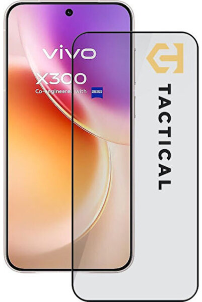 Tactical 5D 0.33mm Σκληρυμένο Γυαλί Μαύρο (Vivo X300)