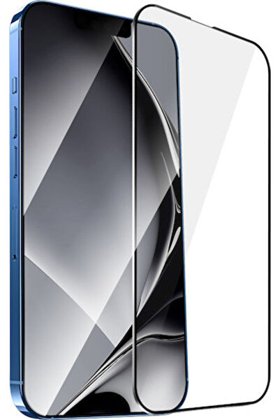 OEM Πλαίσιο Σκληρυμένο Γυαλί Μαύρο (iPhone 13 Pro Max)